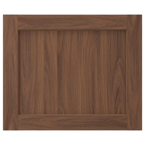 A brown ENKÖPING cabinet door with a wooden texture and simple frame design.