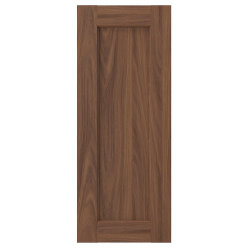 ENKÖPING brown walnut cabinet door, classic style, wooden texture, rectangular shape.