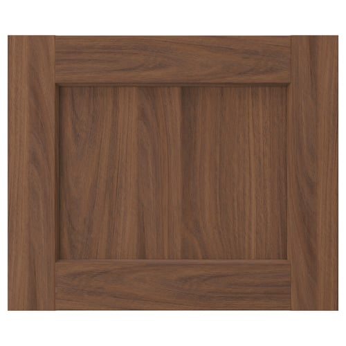 ENKÖPING brown walnut cabinet door, wooden texture, rectangular.