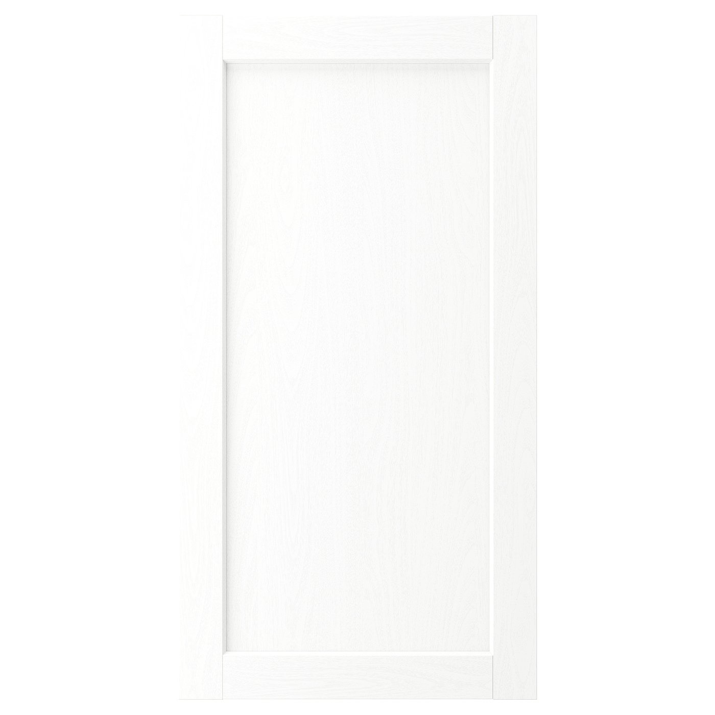 ENKÖPING door, white wood effect, 21x40