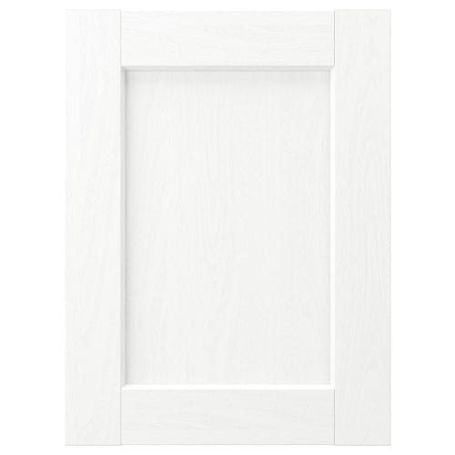 ENKÖPING white cabinet door, square with subtle wood grain texture.