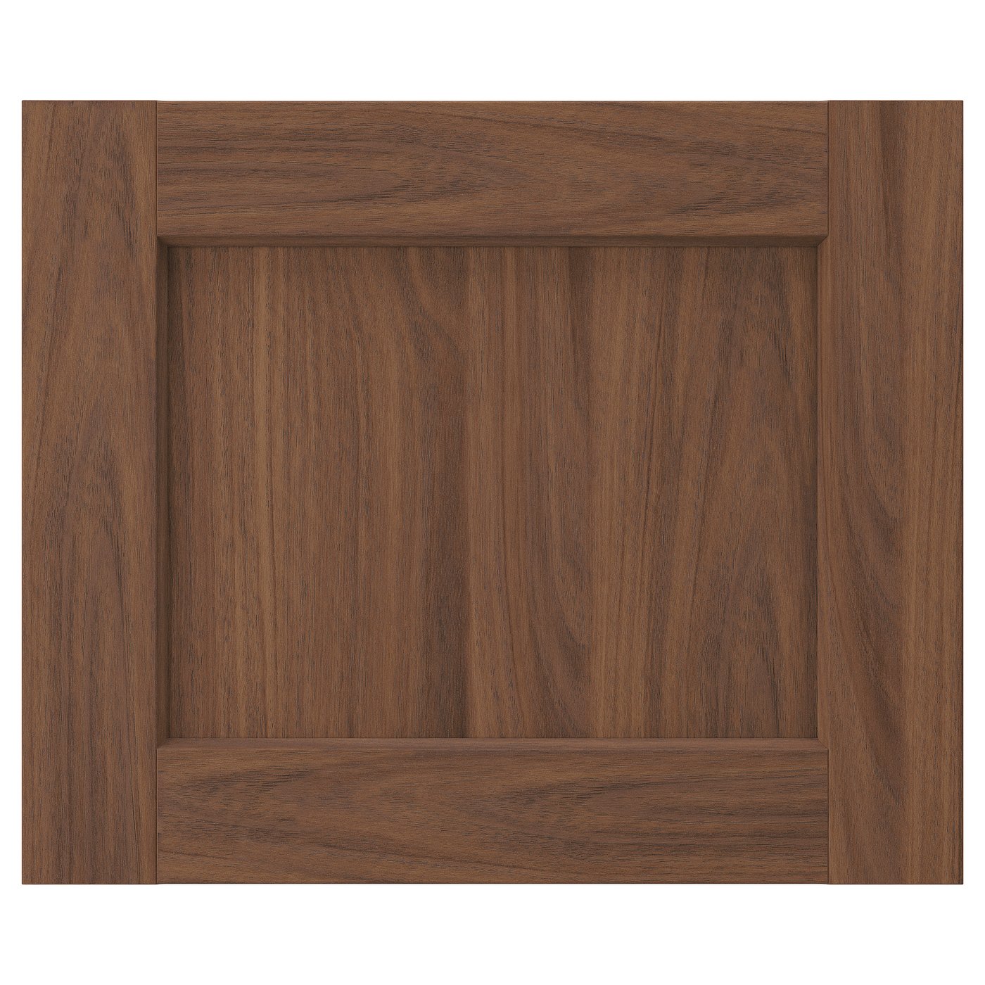 ENKÖPING drawer front, brown walnut effect, 18x15