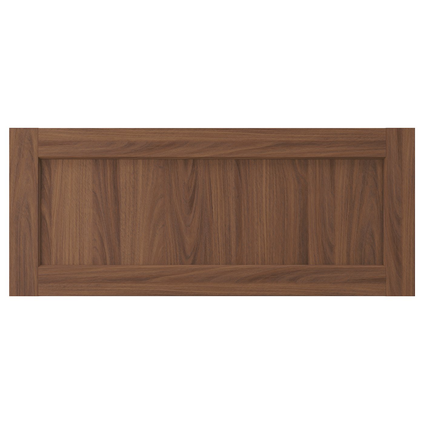 ENKÖPING drawer front, brown walnut effect, 36x15