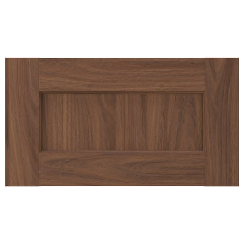 ENKÖPING brown walnut cabinet door, wooden texture, rectangle.