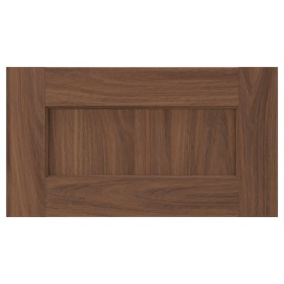 ENKÖPING Drawer front, brown walnut effect, 18x10 "