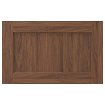 ENKÖPING Drawer front, brown walnut effect, 24x15 "