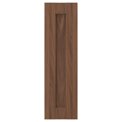 ENKÖPING door, brown walnut, square, with subtle grain.