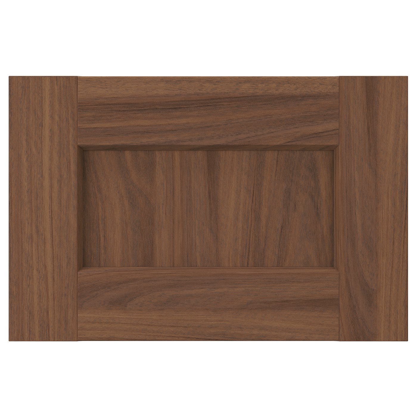 ENKÖPING drawer front, brown walnut effect, 15x10