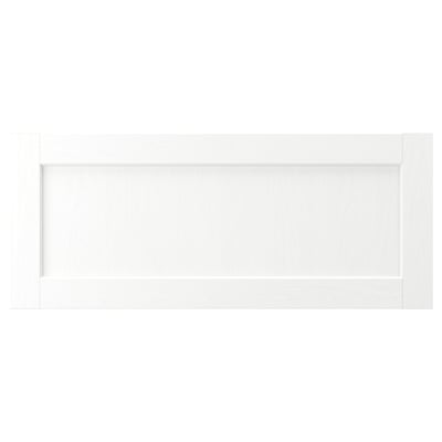ENKÖPING Drawer front, white wood effect, 36x15 "