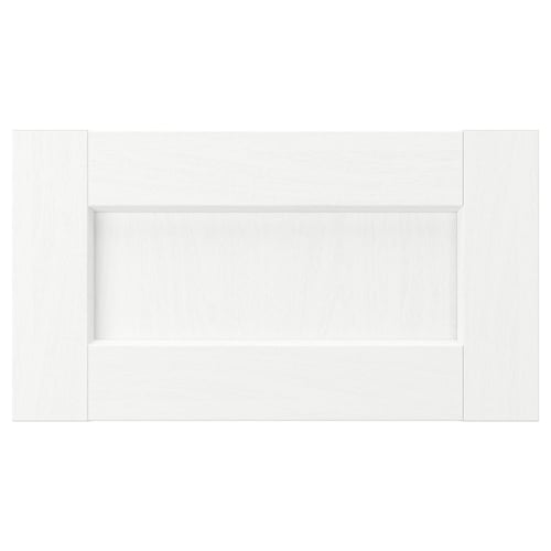 ENKÖPING white foil kitchen door, rectangular shape, classic design.