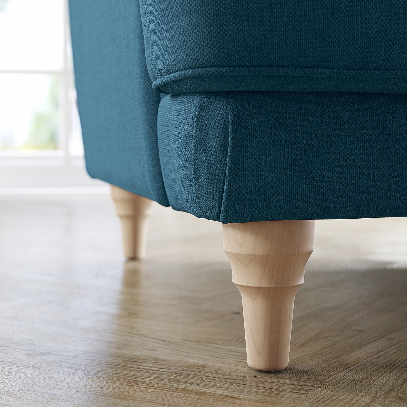 ESSEBODA loveseat, Tallmyra/blue birch - IKEA