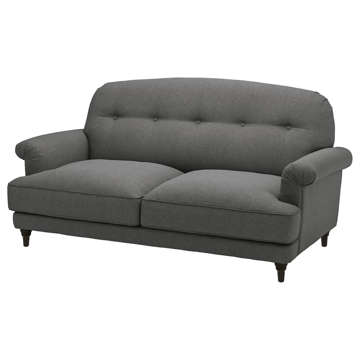 ESSEBODA loveseat, Tallmyra medium gray/brown IKEA