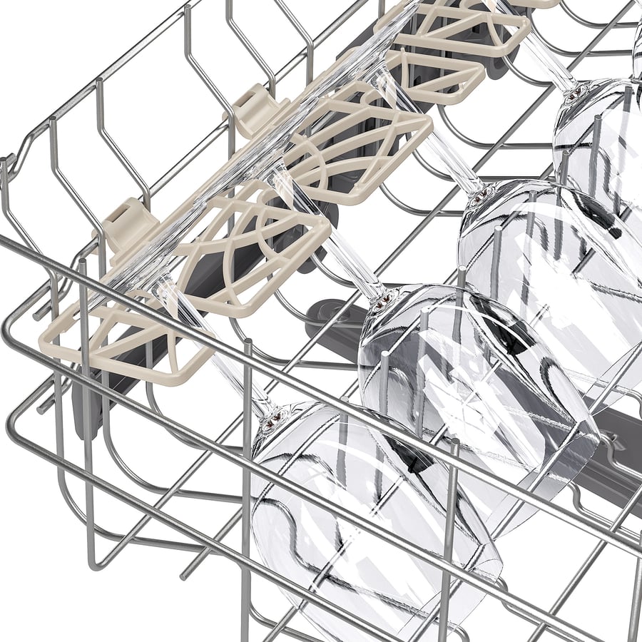 ESSENTIELL builtin dishwasher, black Stainless steel IKEA