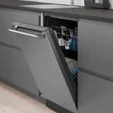 ESSENTIELL Built-in dishwasher, black Stainless steel, 24 "