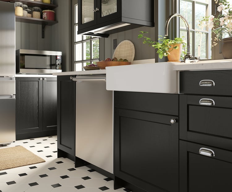 ESSENTIELL builtin dishwasher, Stainless steel, 24" IKEA