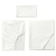 FÄRGMÅRA Sheet set, white, Twin