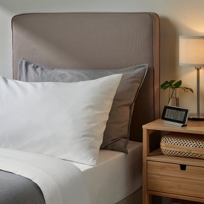 FÄRGMÅRA Sheet set, white, Twin