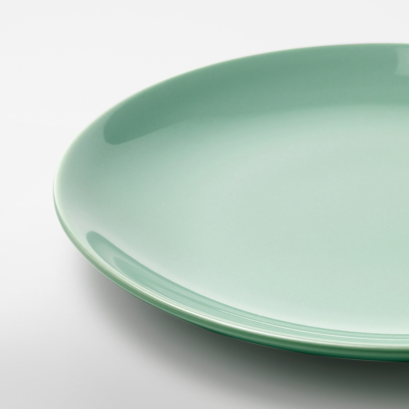 FÄRGRIK 18piece dinnerware set, light green IKEA
