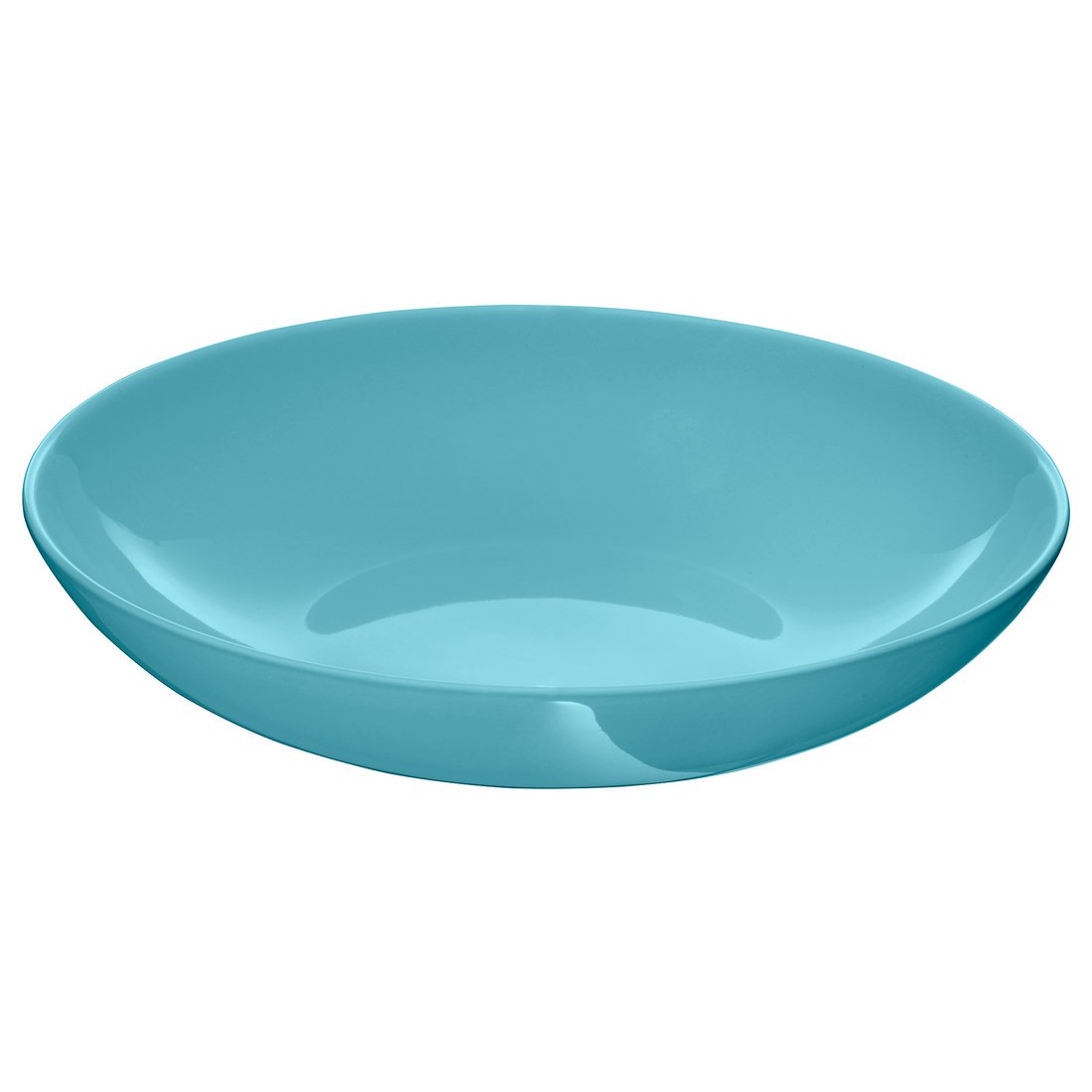FÄRGRIK Deep plate/bowl, dark turquoise IKEA