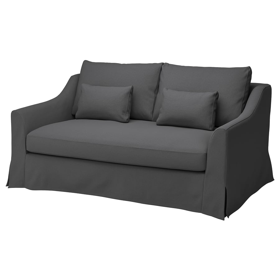 FÄRLÖV Sleeper sofa, Flodafors gray IKEA