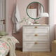 FÅGELFJÄLLET 3-drawer dresser, off-white, 32 1/4x20 1/8x30 3/4 "