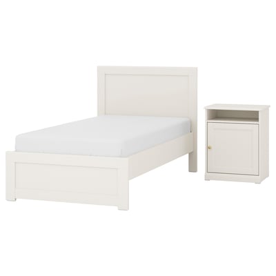 FÅGELFJÄLLET Bedroom furniture, set of 2, off-white, Twin