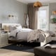FÅGELFJÄLLET Bedroom furniture, set of 4, off-white, Full/Double
