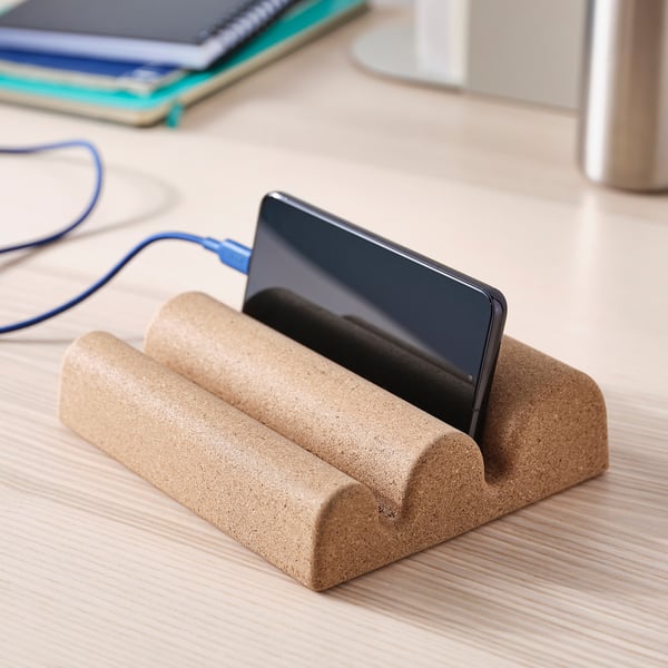 FAGNING holder for mobile phone/tablet, cork IKEA