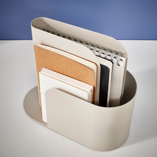 FAGNING magazine file, light greybeige IKEA