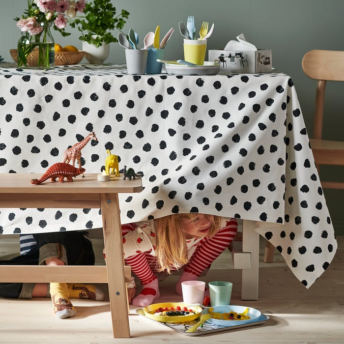 FAMILJ paper napkin, white, 6 ¼x12 ½" IKEA