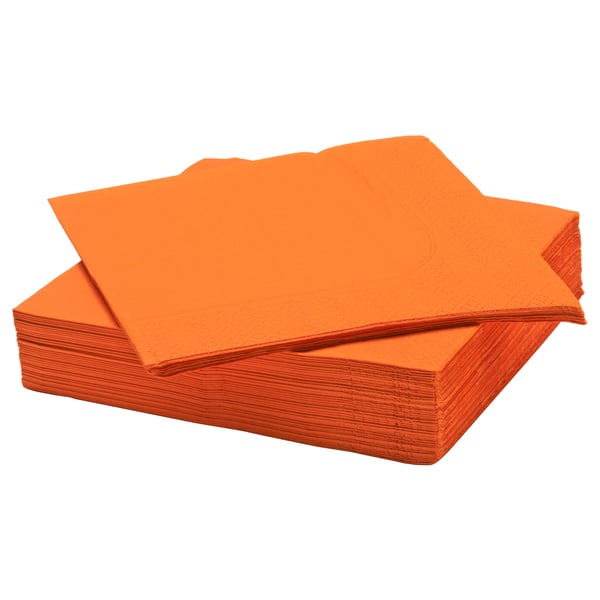 Fantastisk Paper Napkin Orange Ikea