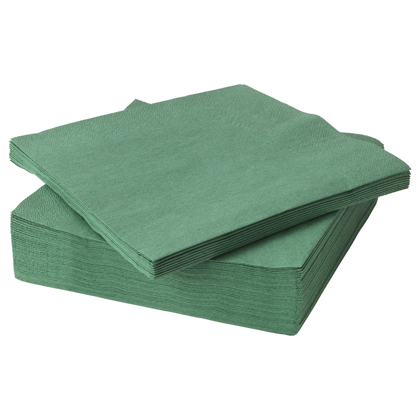 FANTASTISK Paper napkin, dark green IKEA