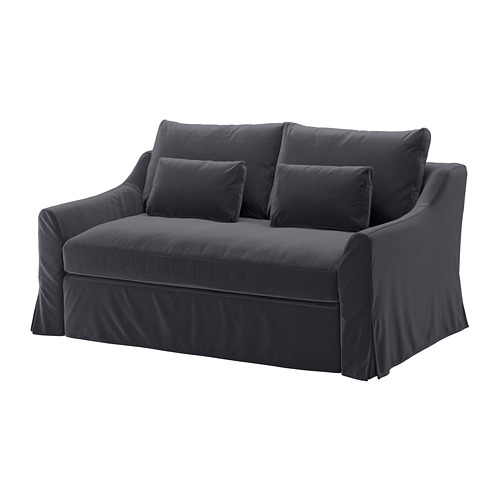 FÄRLÖV Cover for sleeper sofa Djuparp dark gray IKEA