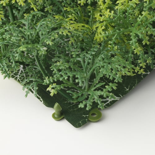 FEJKA artificial plant, wall mounted indoor/outdoor/moss green, 10 ¼x10