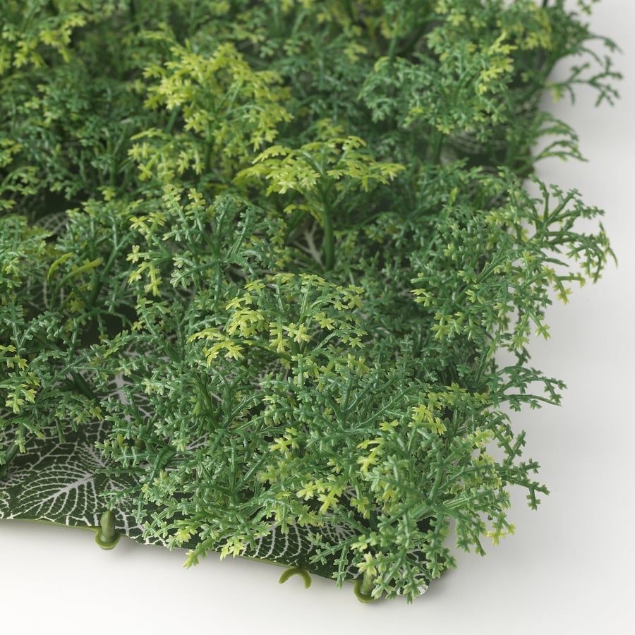 FEJKA artificial plant, wall mounted indoor/outdoor/moss green, 10 ¼x10