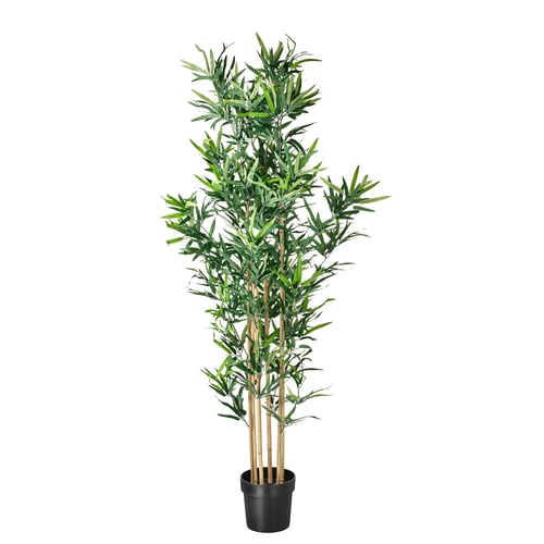 FEJKA artificial potted plant, indoor/outdoor bamboo, 9" IKEA