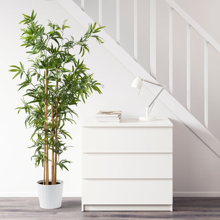 FEJKA artificial potted plant, indoor/outdoor bamboo, 9" IKEA