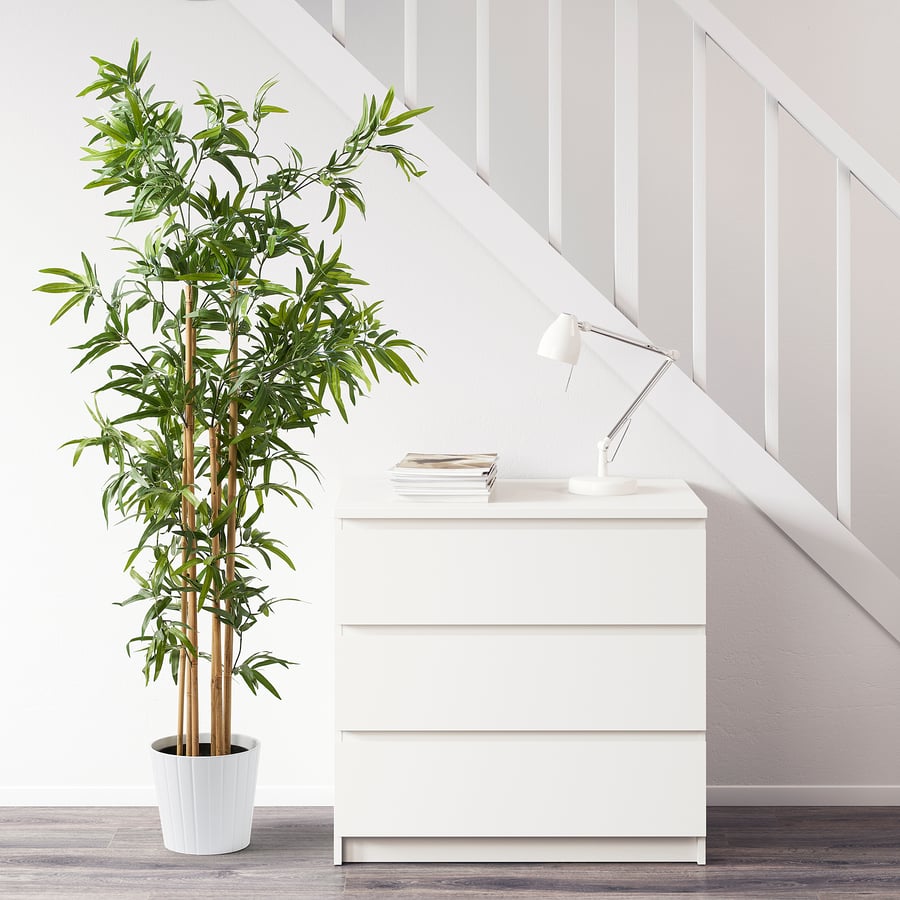 FEJKA artificial potted plant, indoor/outdoor bamboo, 9" IKEA