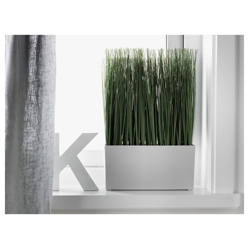 FEJKA artificial potted plant with pot, indoor/outdoor grass IKEA