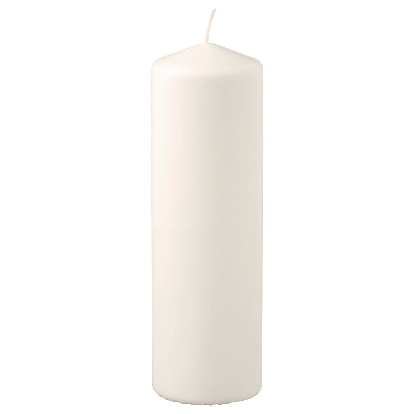 FENOMEN unscented pillar candle, natural, 9