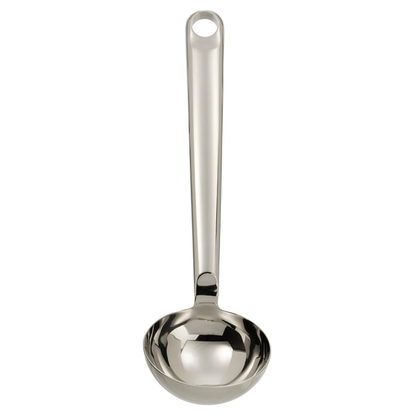 FINMAT Soup ladle, stainless steel, 12 - IKEA