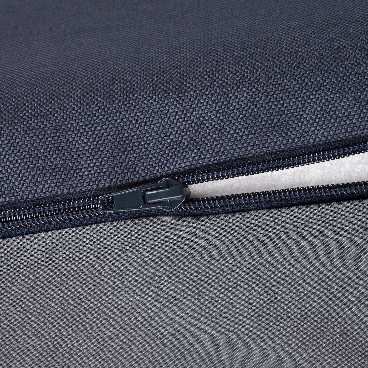 Cover for ottoman with storage, Orrsta black-blue 2