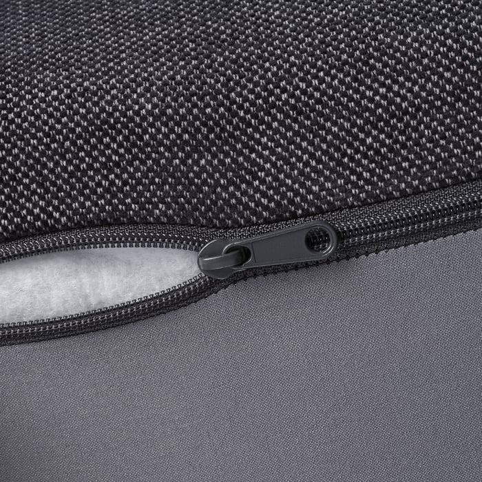 FINNALA cover for ottoman with storage, Tallmyra black/gray IKEA