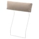 FINNALA headrest, beige, wire frame, soft cushion, detachable cover.