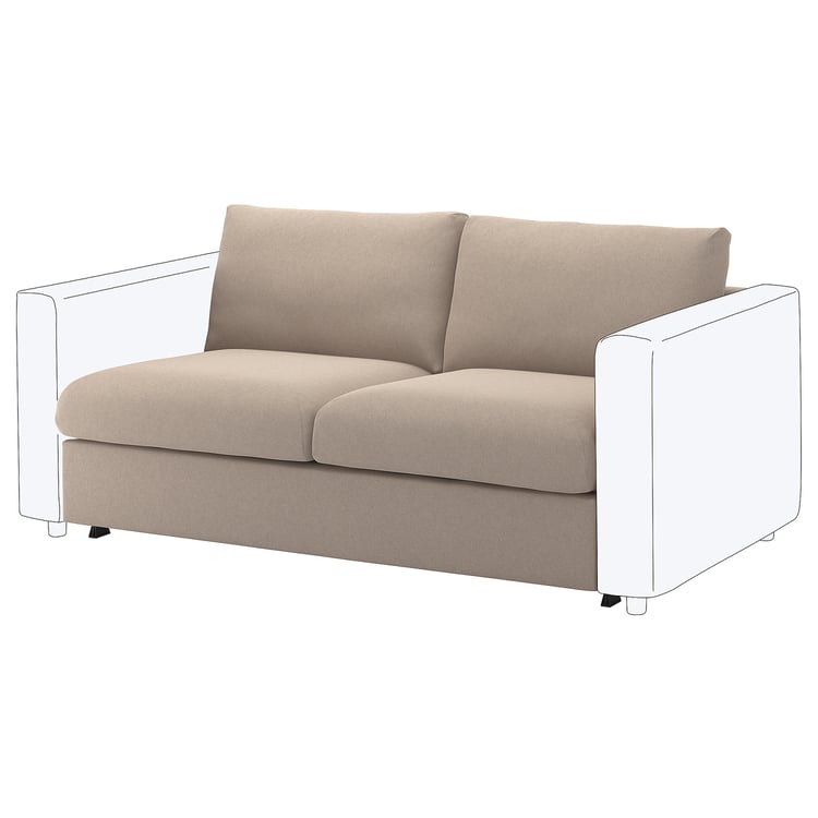 FINNALA loveseat sleeper section, Tallmyra beige IKEA