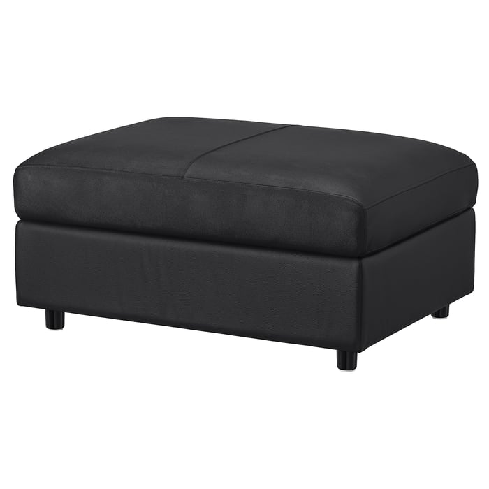 FINNALA ottoman with storage, Grann/Bomstad black IKEA