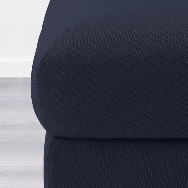 FINNALA Ottoman with storage, Orrsta black-blue