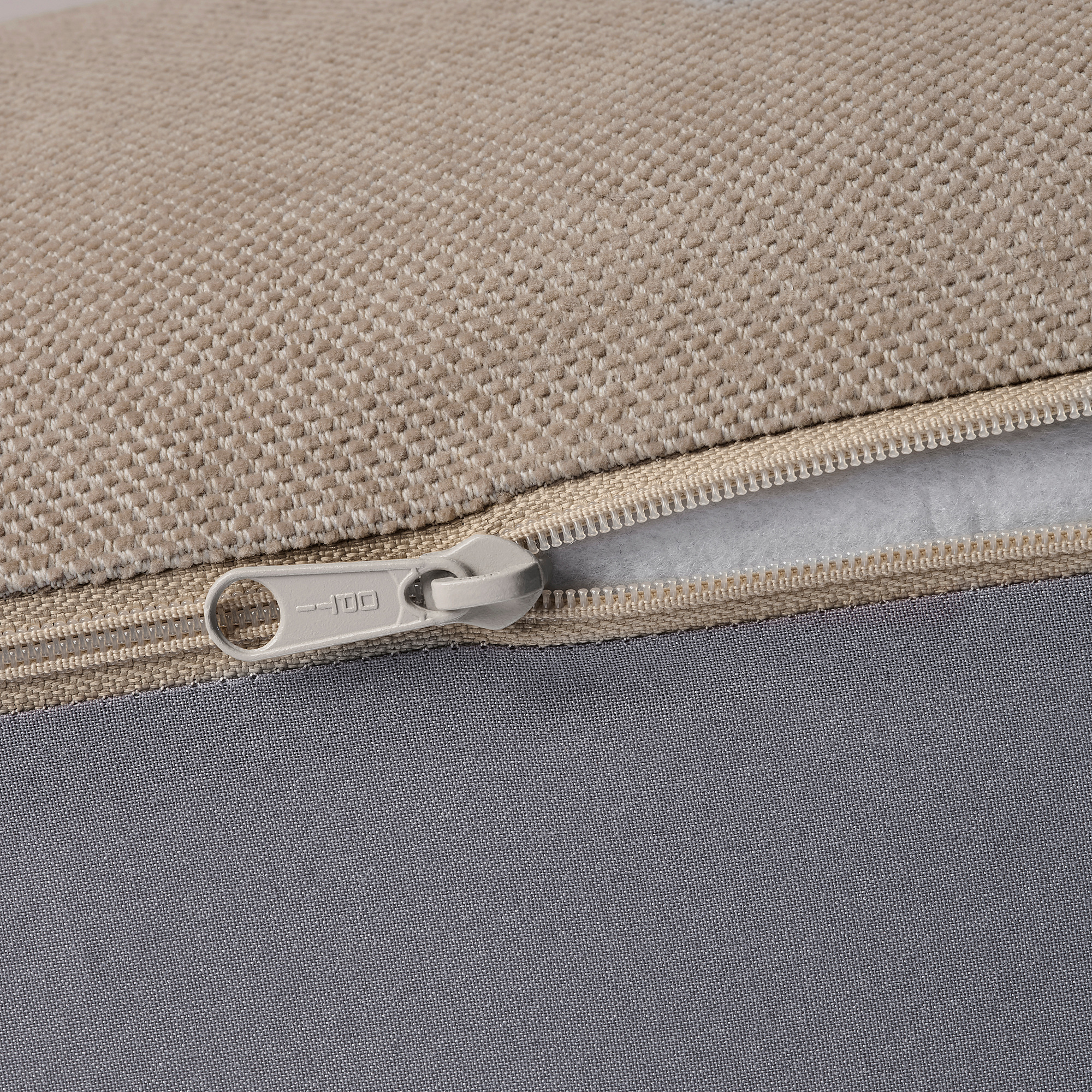 FINNALA Ottoman with storage, Tallmyra beige IKEA