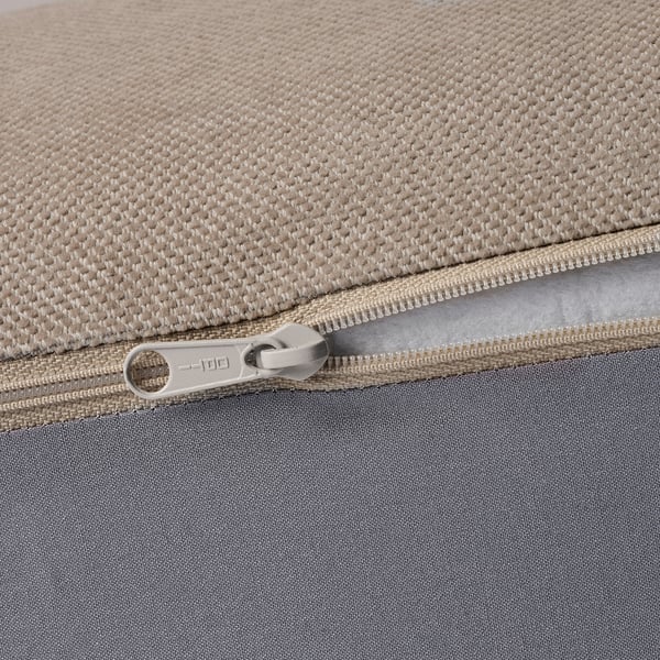 FINNALA Ottoman with storage, Tallmyra beige