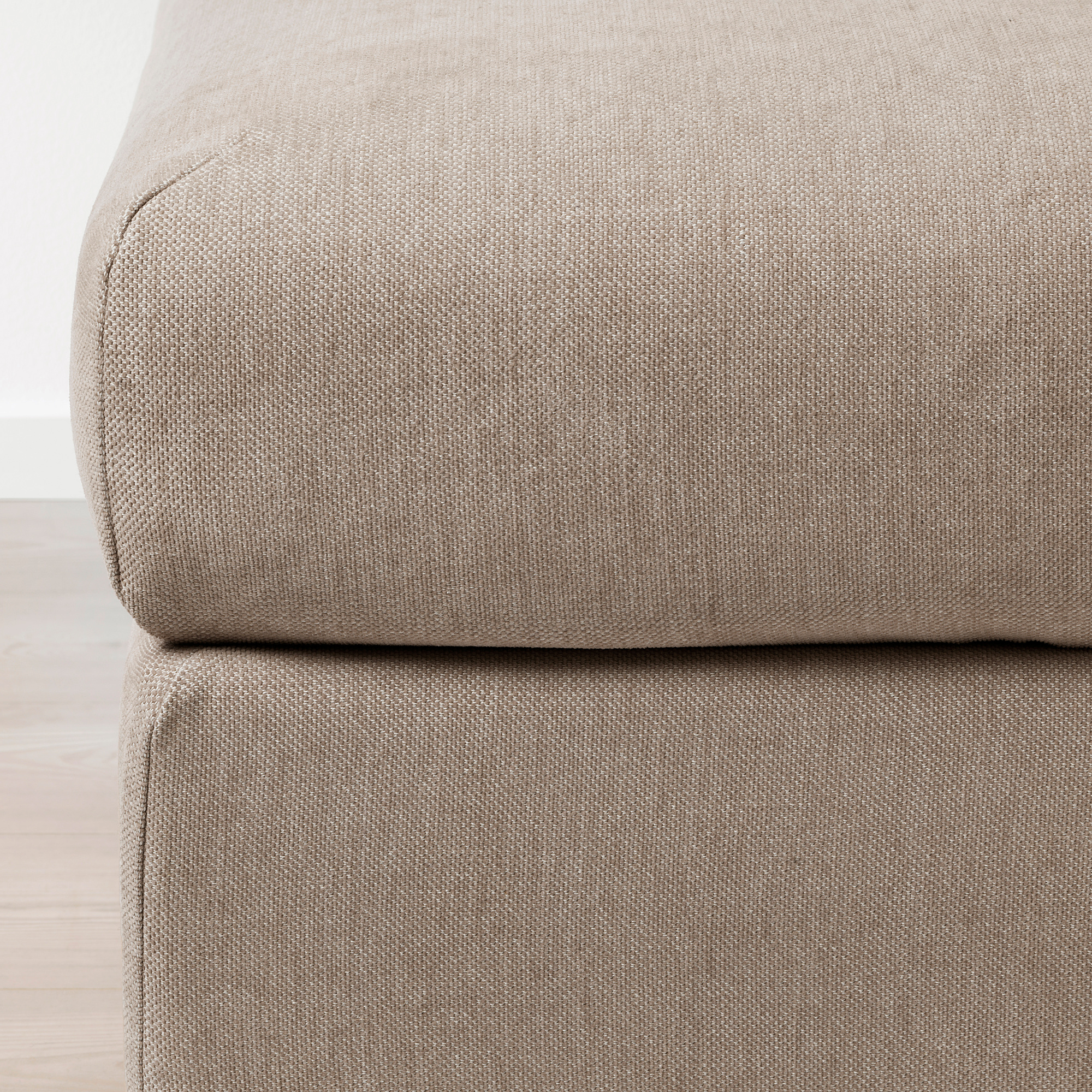 FINNALA Ottoman with storage, Tallmyra beige IKEA